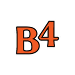 B4 Fast Food logo.